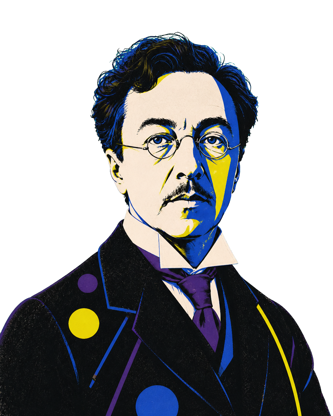Ilustración editorial de Wassily Kandinsky